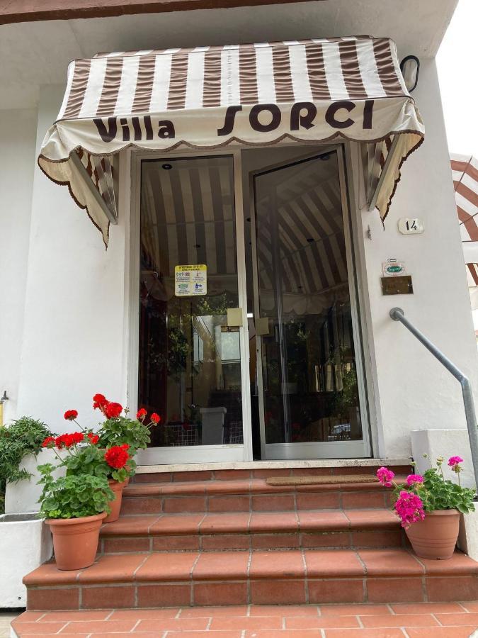 Hotel Villa Sorci Римини Экстерьер фото